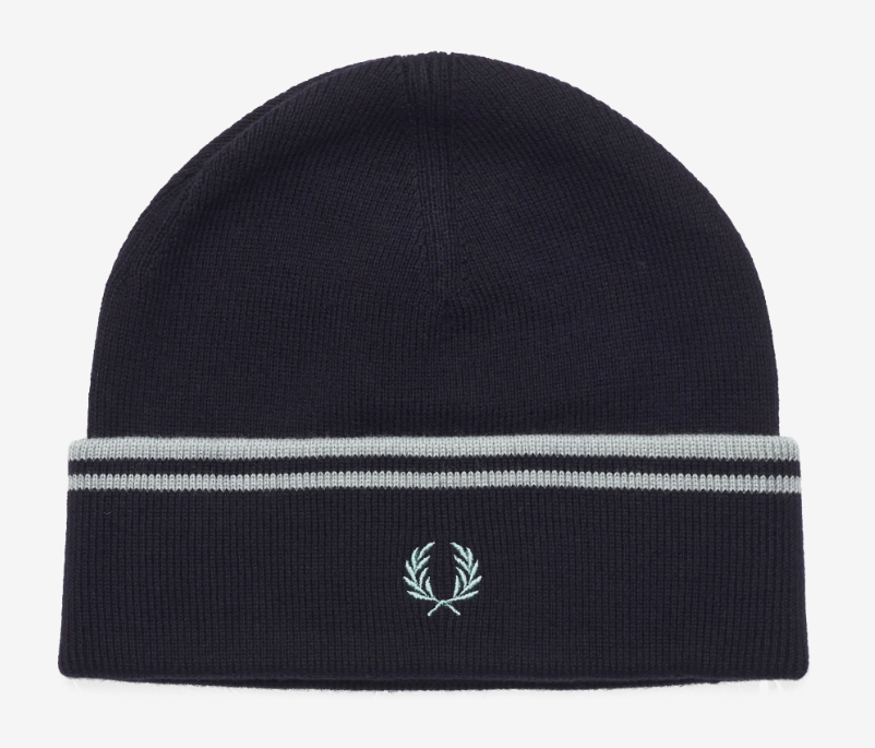 Fred Perry Beanie aus Merinowolle